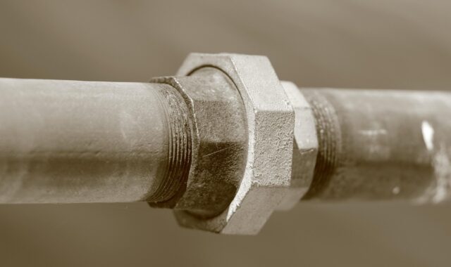 iron, nature, metal, pipe, rust, sepia, steel, water