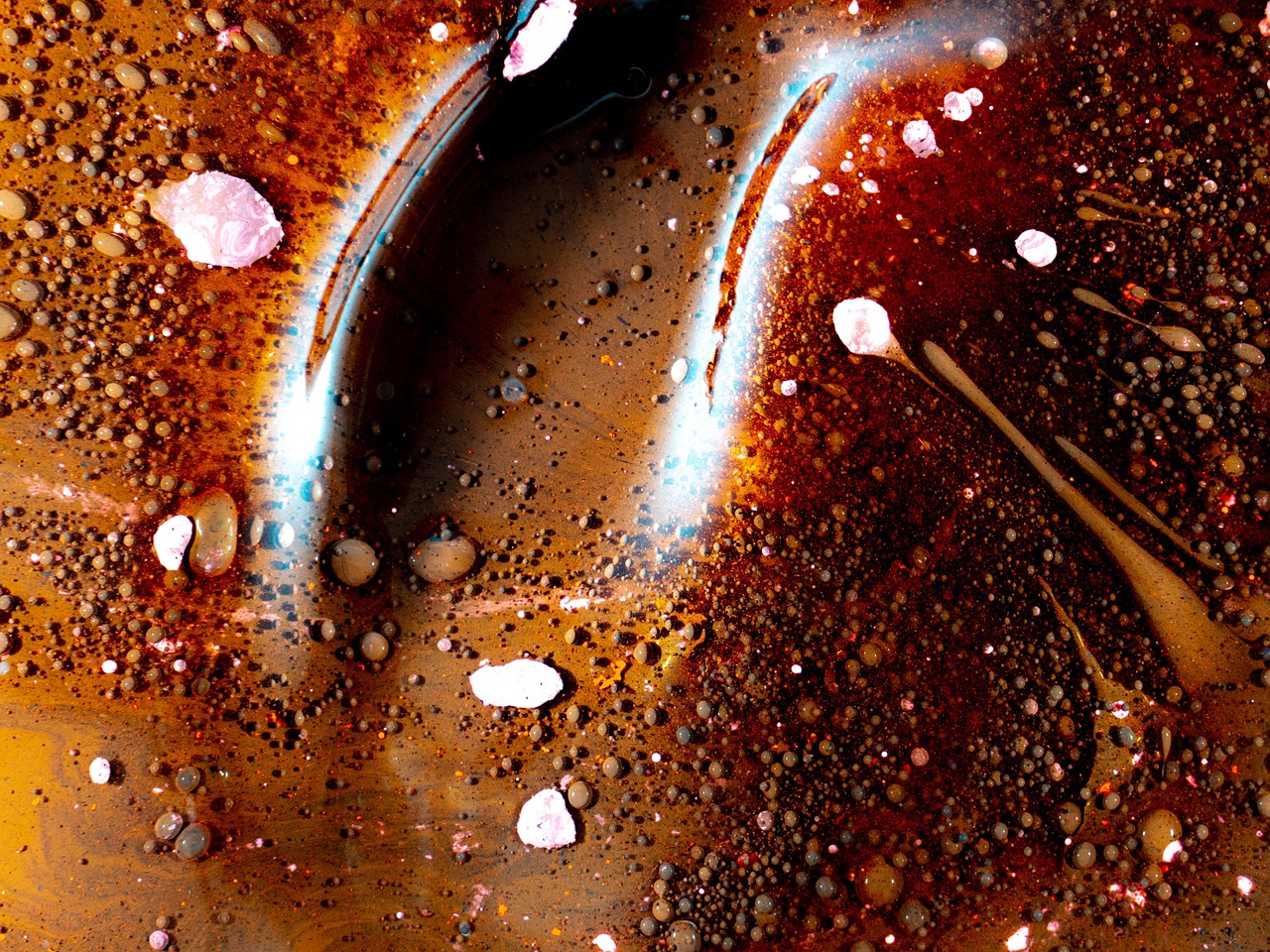 colorful, colors, oil, surface, substance, acrylic, creative, paint, texture, design, liquid, macro, details, organic, watercolor, yellow, honey, delicious, painting, gloss, brown watercolor, brown creative