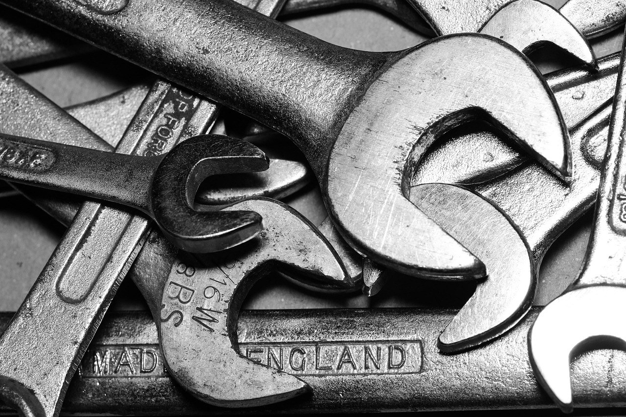 spanner, tools, wrench, equipment, repair, work, hardware, metal, maintenance, service, mechanical, steel, set, iron, mechanic, workshop, engineering, car wallpapers, car, metallic, auto, garage, gray car, gray work, gray tools, gray garage, gray metal, gray service