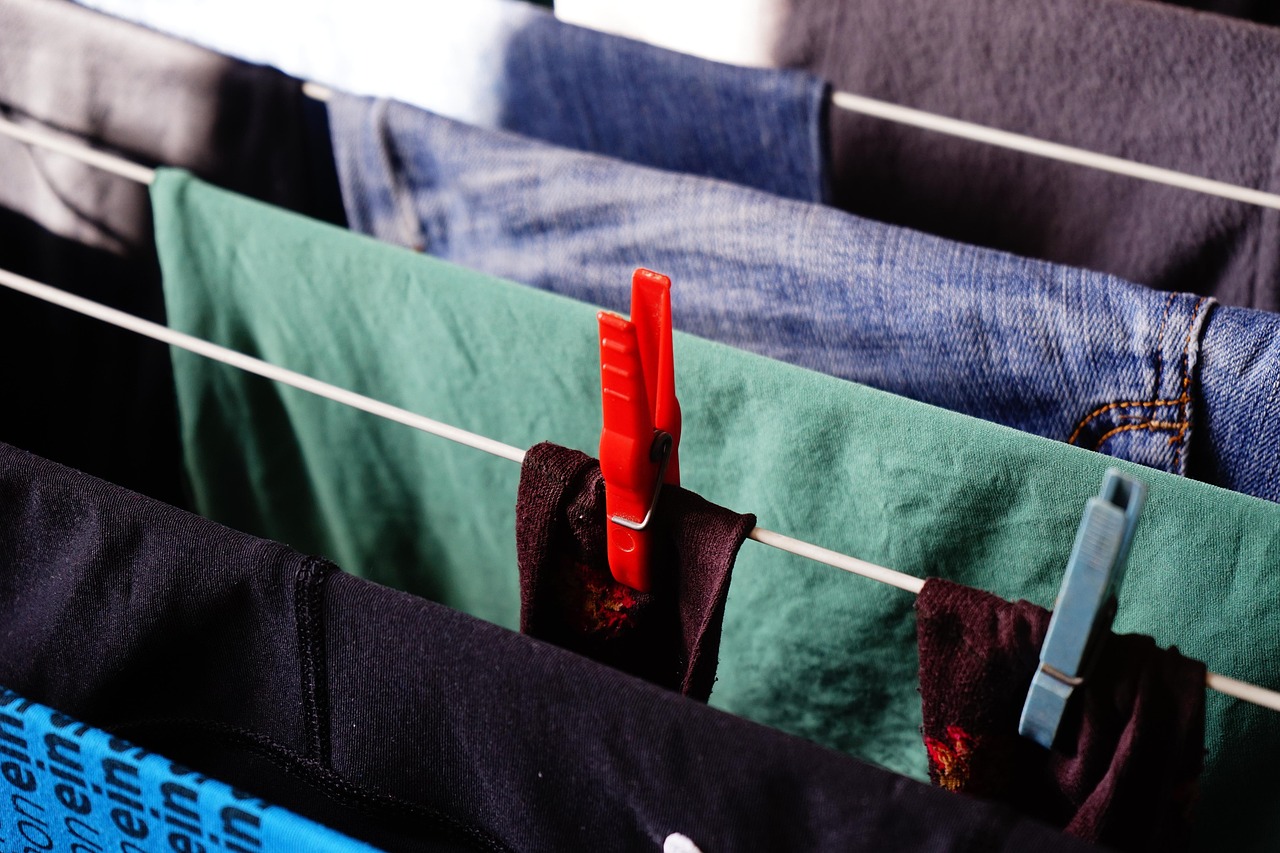 laundry, dry, clothespins, bracket, household
