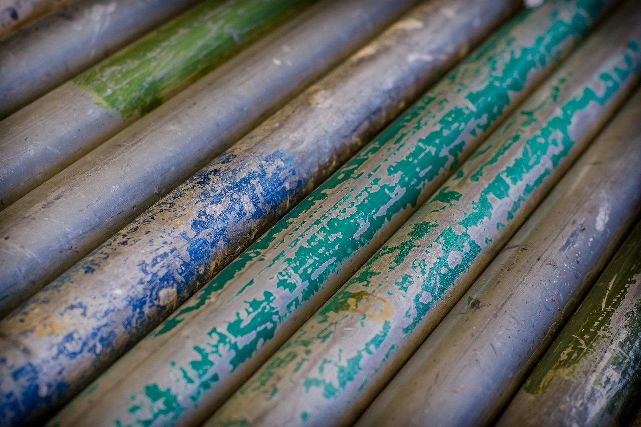 scaffolding, pipes, steel, metal, tube, industrial, stack, blue, green, scaffolding, scaffolding, scaffolding, scaffolding, scaffolding